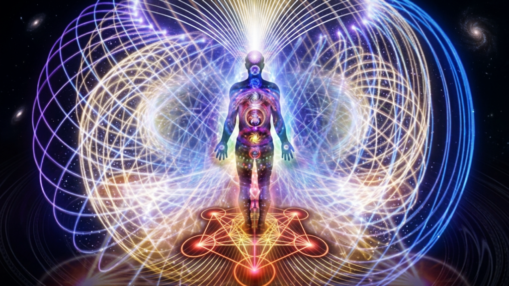 Corpo humano torús frequência energética 